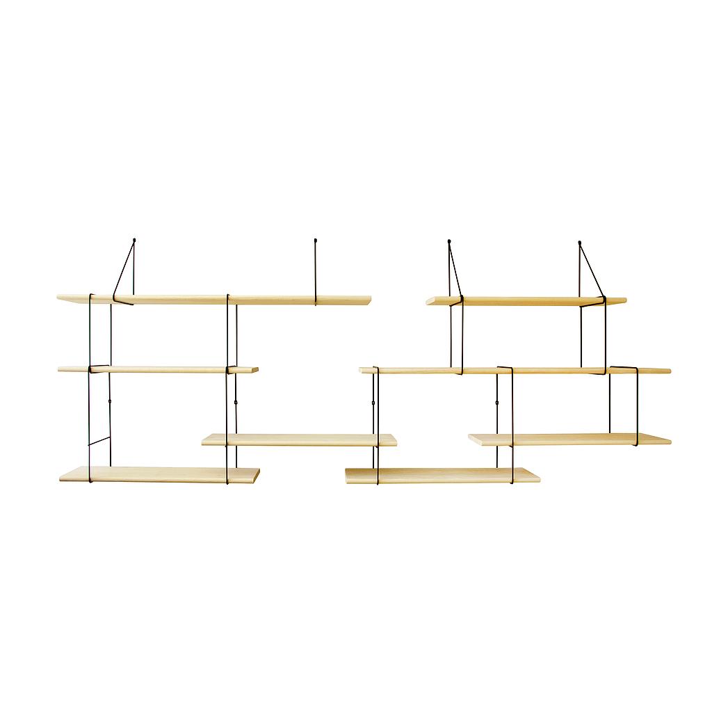 Duo link shelf ash / black